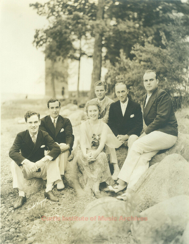 Horatio Connell with his students at Chautauqua