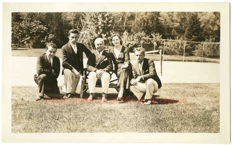 Josef Hofmann and student(s)
