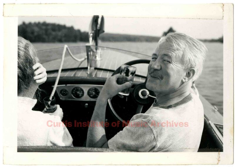 Kincaid driving boat